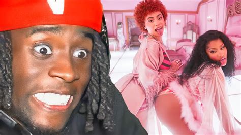 Kai Cenat Reacts To Ice Spice & Nicki Minaj - Princess Diana (Official ...