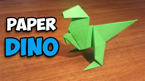 Origami Dinosaur Tutorial