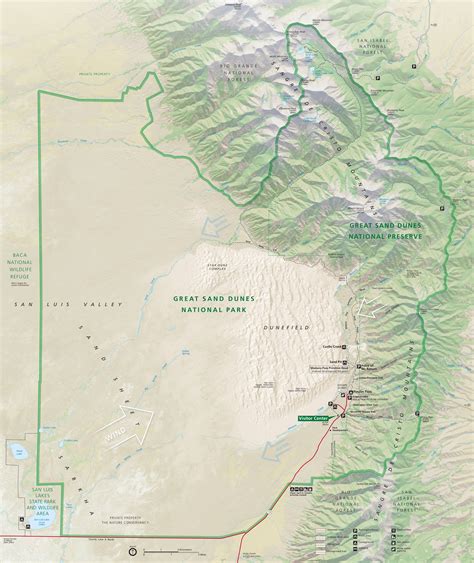 Great Sand Dunes National Park Map – Map Of The Usa With State Names