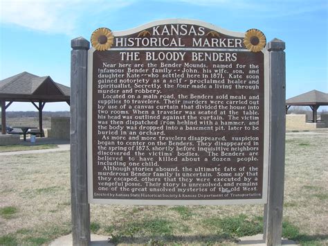 The Bloody Benders Historic Marker | Located at the rest are… | Flickr