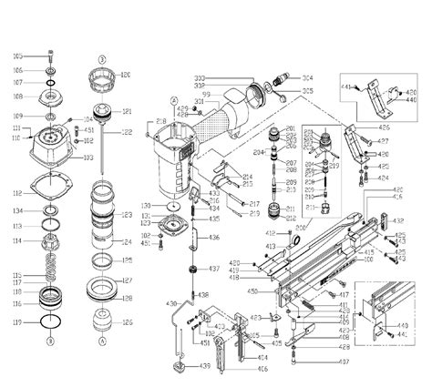 Porter Cable FN250A-Type-1 Parts List | Porter Cable FN250A-Type-1 ...