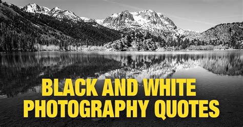 Black and White Photography Quotes (My Top 15 List) • PhotoTraces