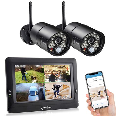 Mua SEQURO GuardPro Wireless Security Camera System with 7 Inch Monitor ...