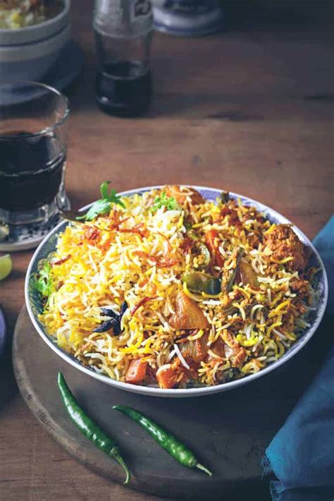 Best Hyderabadi Vegetable Biryani Recipe Cubes N Juliennes