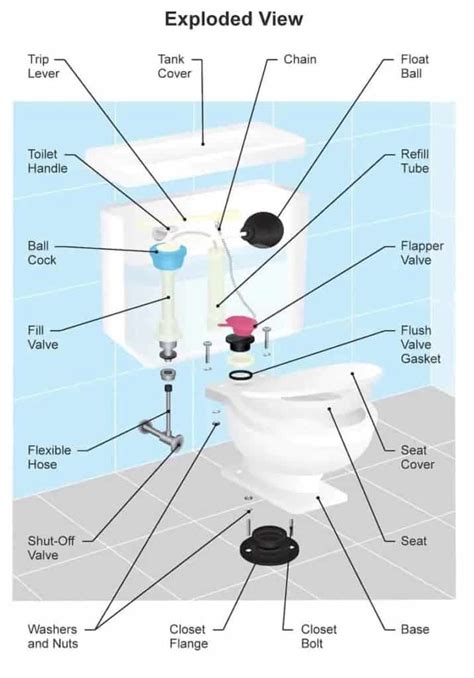 Parts Of A Toilet: What They Are And How To Fix Them, 40% OFF