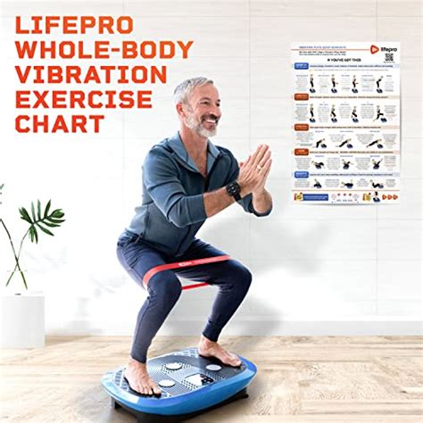 Lifepro Whole Body Vibration Plate Workout Poster - Comprehensive ...