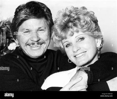 Charles Bronson actor with his actress wife Jill Ireland April 1984 ...