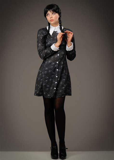 Womens The Addams Family Wednesday Costume [702528] - Struts Party ...