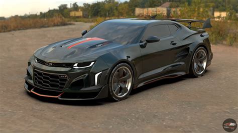 Next-Gen 2024 Chevy Camaro ZL1 Digitally Toys With Slammed Widebody ...