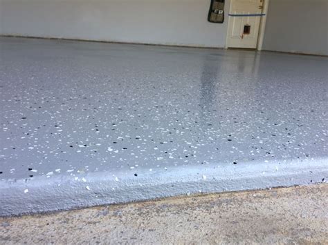 grey epoxy garage floor - Isadora Cowart