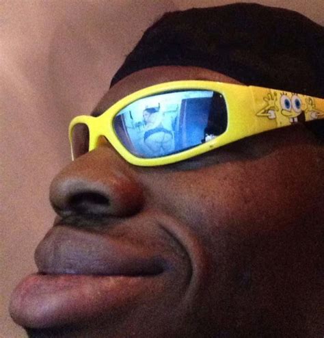 Black Guy | Reaction Images | Funny sunglasses, Black guy meme ...