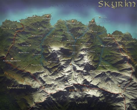 High Resolution Skyrim Maps - GamingReality