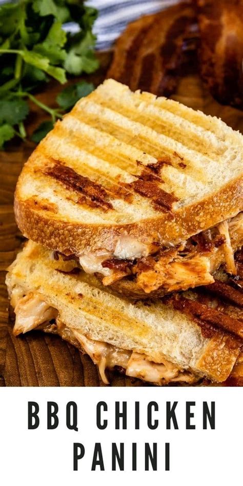 BBQ Chicken Panini Recipe - EASY GOOD IDEAS