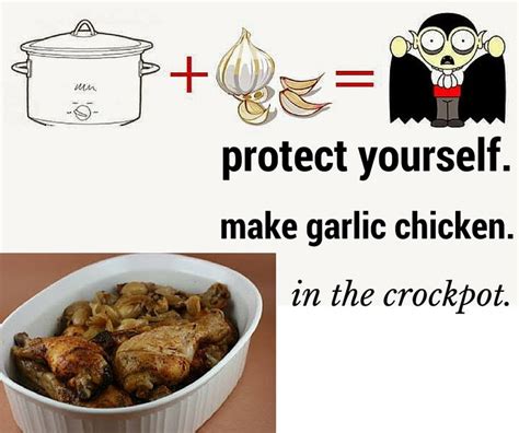 Slow Cooker 20 to 40 Clove Garlic Chicken | 40 clove garlic chicken ...