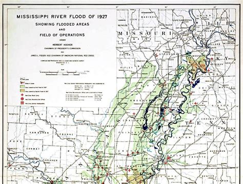 Mississippi River Flood, 1927. - Maps on the Web