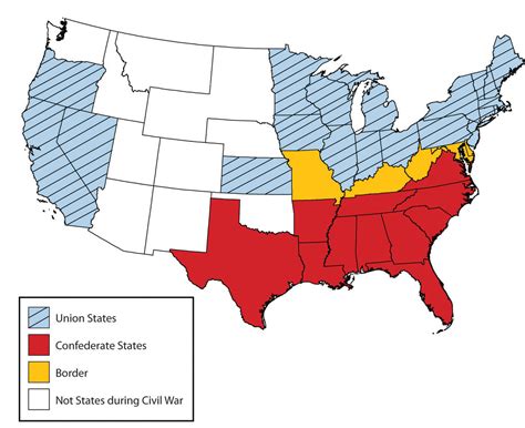 Thinking Like a Historian-Revolutionary War/Civil War Project - Map of ...