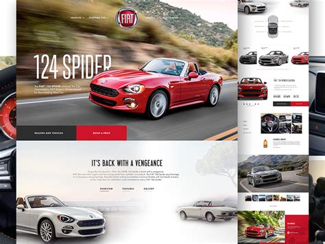 Fiat Spider by Elegant Seagulls on Dribbble