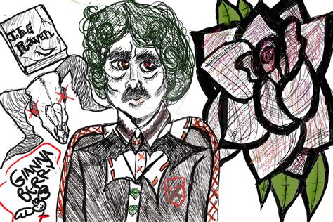 Edgar allan poe fan art by Giannaberry on DeviantArt