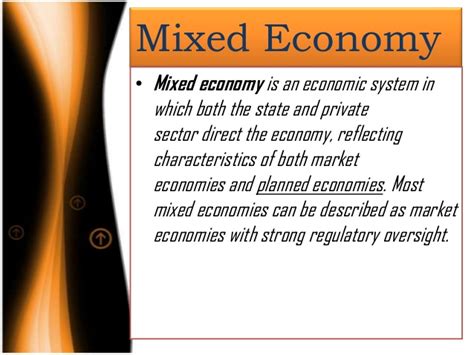 Mixed Economy - Types of Economic Systems