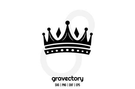 King Crown SVG Free - Gravectory