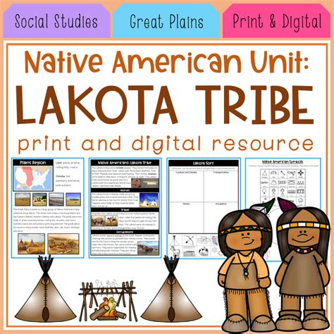 Lakota Tribe - Great Plains Region – Learning With Lexie