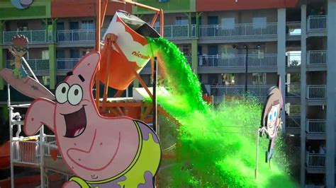 Slime Time at the Nickelodeon Hotel Orlando Florida - YouTube