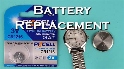 Timex Indiglo Watch Battery Replacement How To Change The, 46% OFF