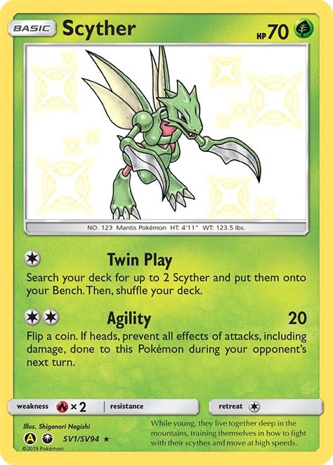 Scyther - Hidden Fates: Shiny Vault - Pokemon