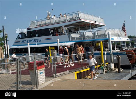 Jet Express ferry to Put in Bay Ohio from Port Clinton Stock Photo - Alamy