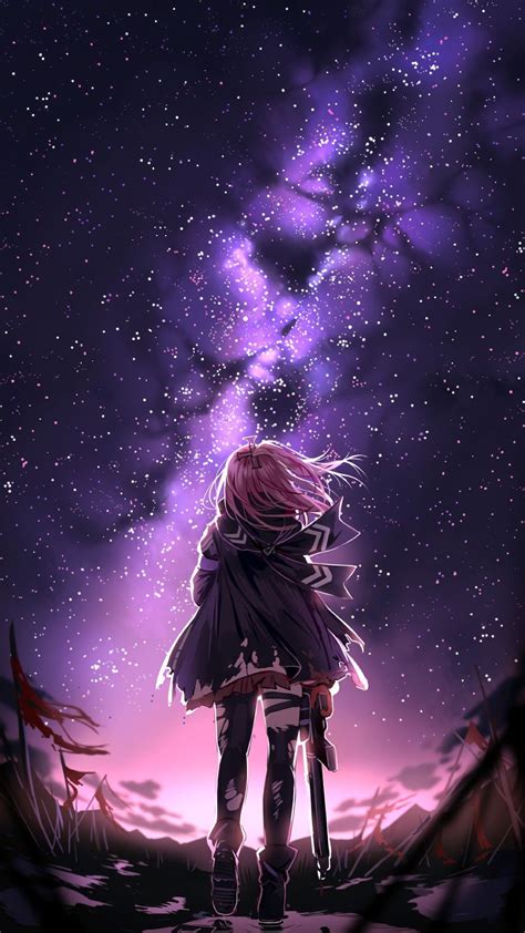 Anime Girl Galaxy Wallpapers - Top Free Anime Girl Galaxy Backgrounds ...