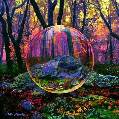 Enchanted Forest Painting by Robin Moline