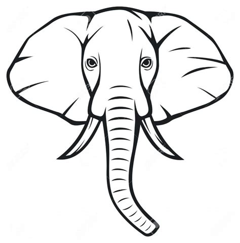 The elephant outline ideas on easy elephant jpg 2 – Clipartix