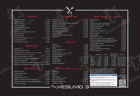 Menu at Vesuvio 3 Ristorante Pizzeria, Torre Dell'orso, Villaggio Torre ...