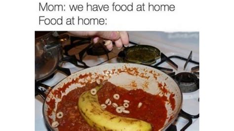 We Have Food At Home Meme Template