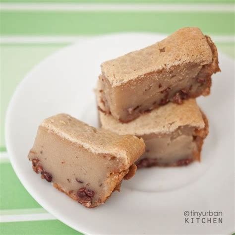 Red Bean Mochi Cake (nian gao) - Tiny Urban Kitchen | Mochi cake, Bean ...