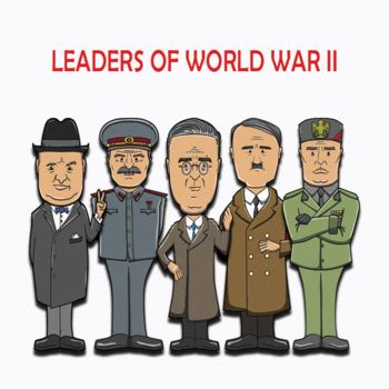 World War 2 Leaders by Julie's History Corner | TPT