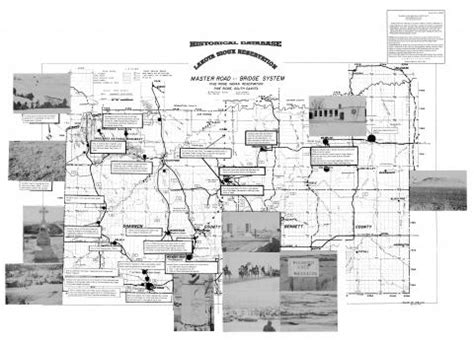 1972 Historical Database Map of Lakota Sioux Reservation | Woksape Tipi ...