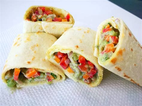 veggie tortilla wraps