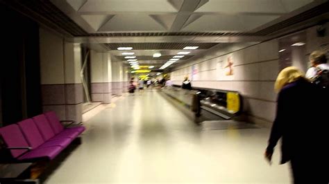 Manchester Airport Terminal 2 Arrivals Alleyway - YouTube