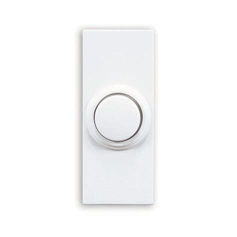 Utilitech Wireless White Doorbell Button (Batteries Included) at Lowes.com