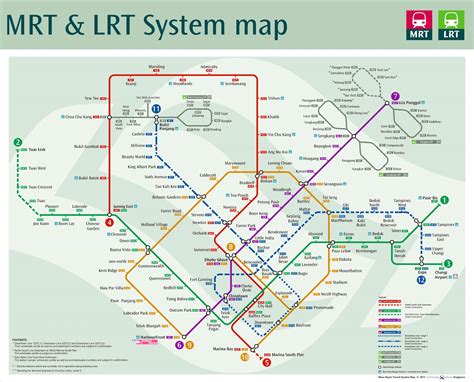 Singapore's Land Transport: New MRT map... updated with Downtown Line