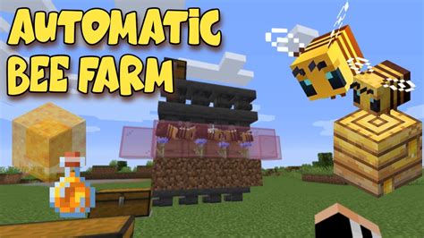 Automatic BEE FARM | Minecraft Java 1.16+ - YouTube