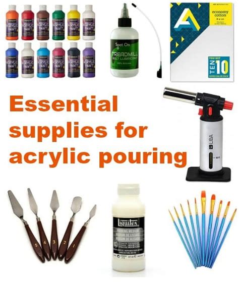 Supplies You Need to Get Started With Acrylic Pouring (Beginner Checklist)