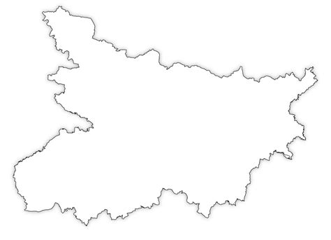 Bihar Outline Map, Bihar Blank Map