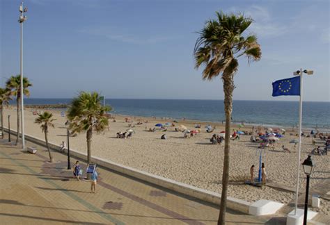 Beaches in the municpality of Rota, Ballena, Aguadulce, Peginas, Punta ...