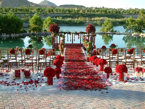 The Beach Wedding at Hilton Lake Las Vegas - Vegas Weddings Planner