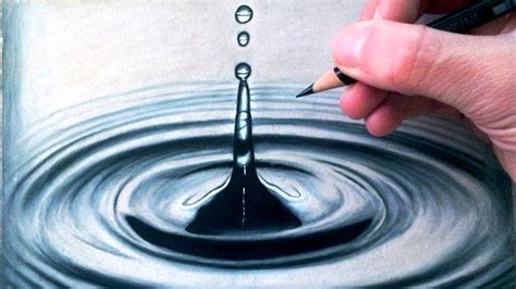 Water Drop Splash Drawing - Splash Water Drop Illustration, Png ...