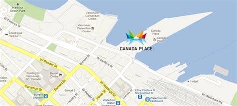 Canada Place Cruise Terminal Map | Places, Tourism, Canada