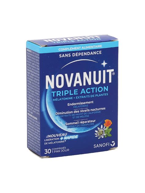 Sanofi Novanuit Triple Action 30 Tablets