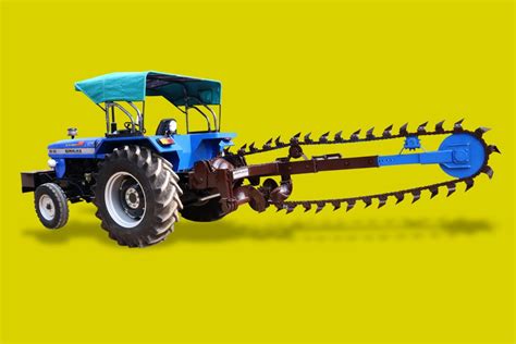 Chain Attached Trench Digger Machine at Rs 430000 | Trencher Machine in ...